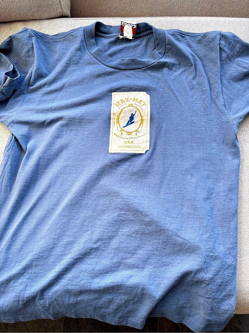 Vintage 90s Haz-Mat Snowboards Tee by Mervin Mfg (Pre-Lib Tech Era)